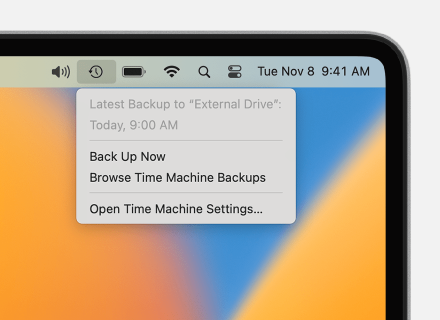 Back up your Mac with Time Machine - Apple Support