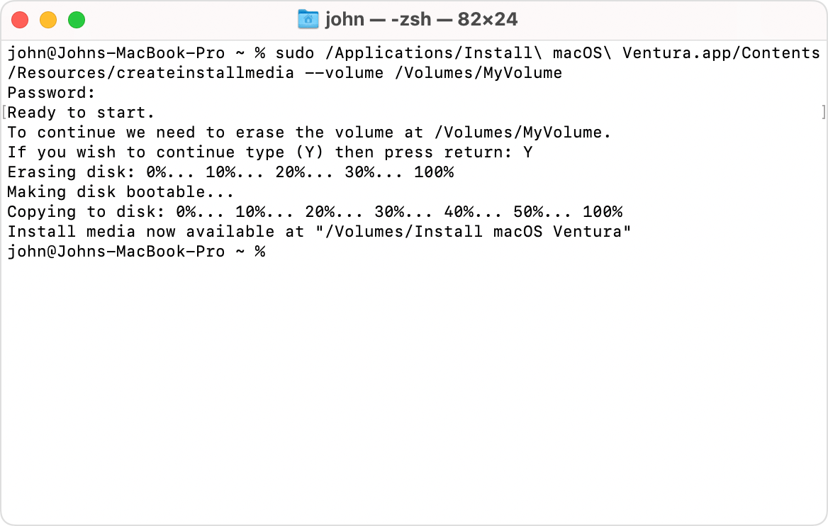 Så hurtigt som en flash Ydmyge Oberst Create a bootable installer for macOS - Apple Support