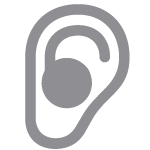 ícone de fones de ouvido intra-auriculares