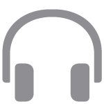 ícone de fones de ouvido supra-auriculares