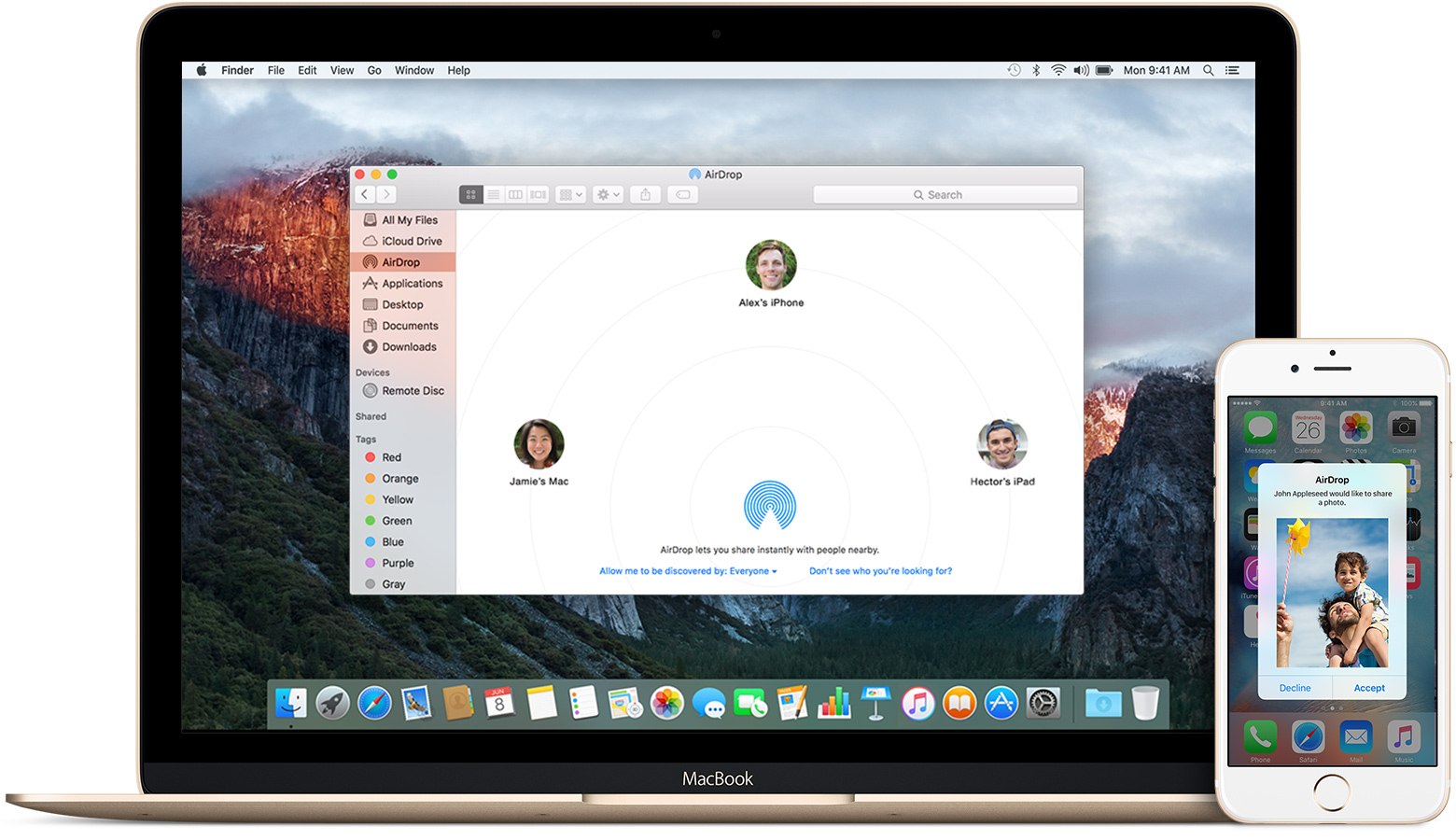 Use AirDrop to send content from your Mac - Apple Support
