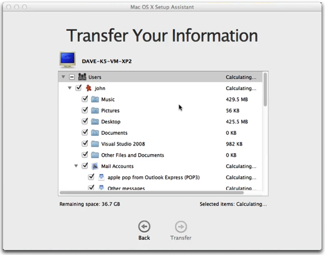 how to transfer data from windows laptop to macbook