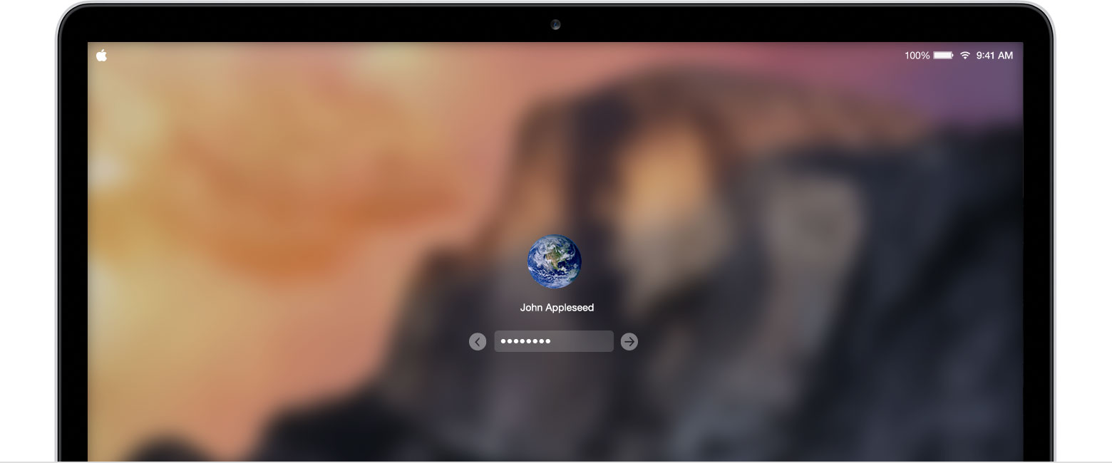 reset password on apple computer