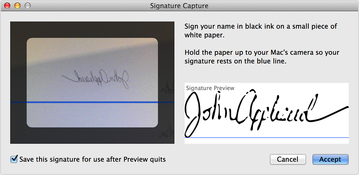 How do you put your signature on a PDF document?