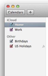 apple mac calendar administrator