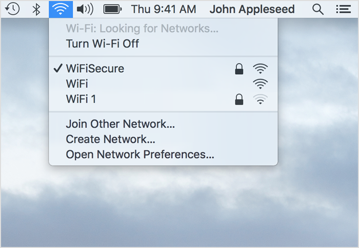 how to view wifi password mac book