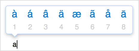 where do i find french letters in word for mac