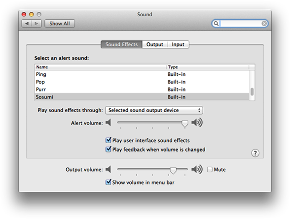 mac sound scheme for windows