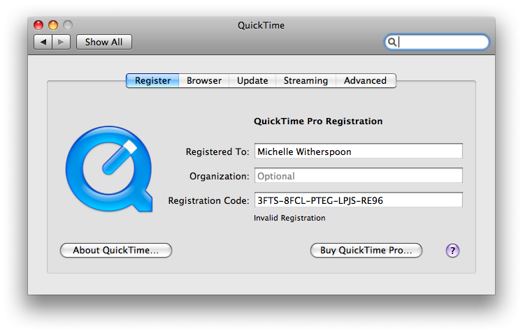 quicktime 7.7 6