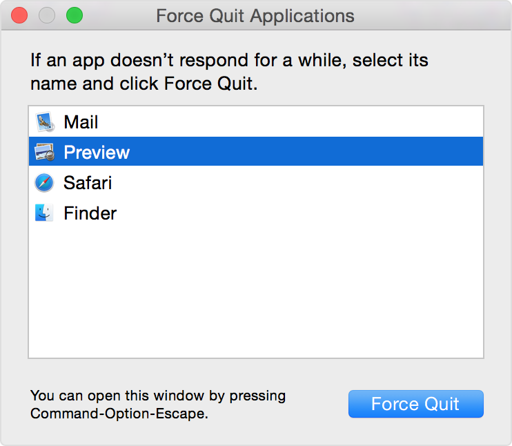 force close a program in mac os 8.6