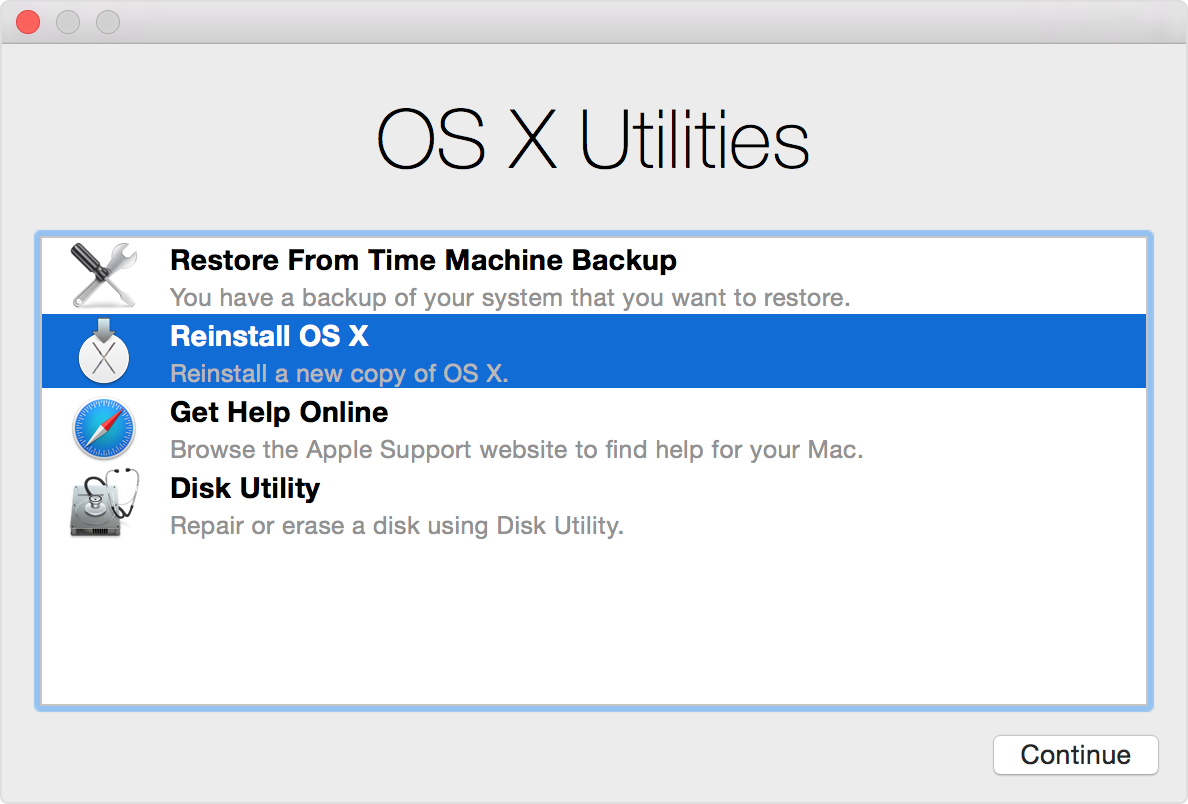 reinstall anaconda mac os x