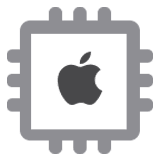 icône de la puce Apple
