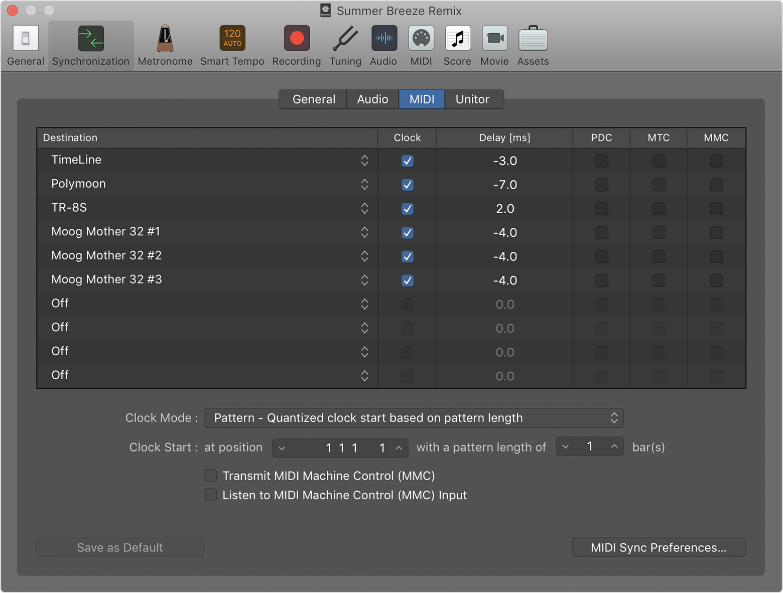 Sync multiple MIDI devices to Logic Pro for Mac - Apple Support