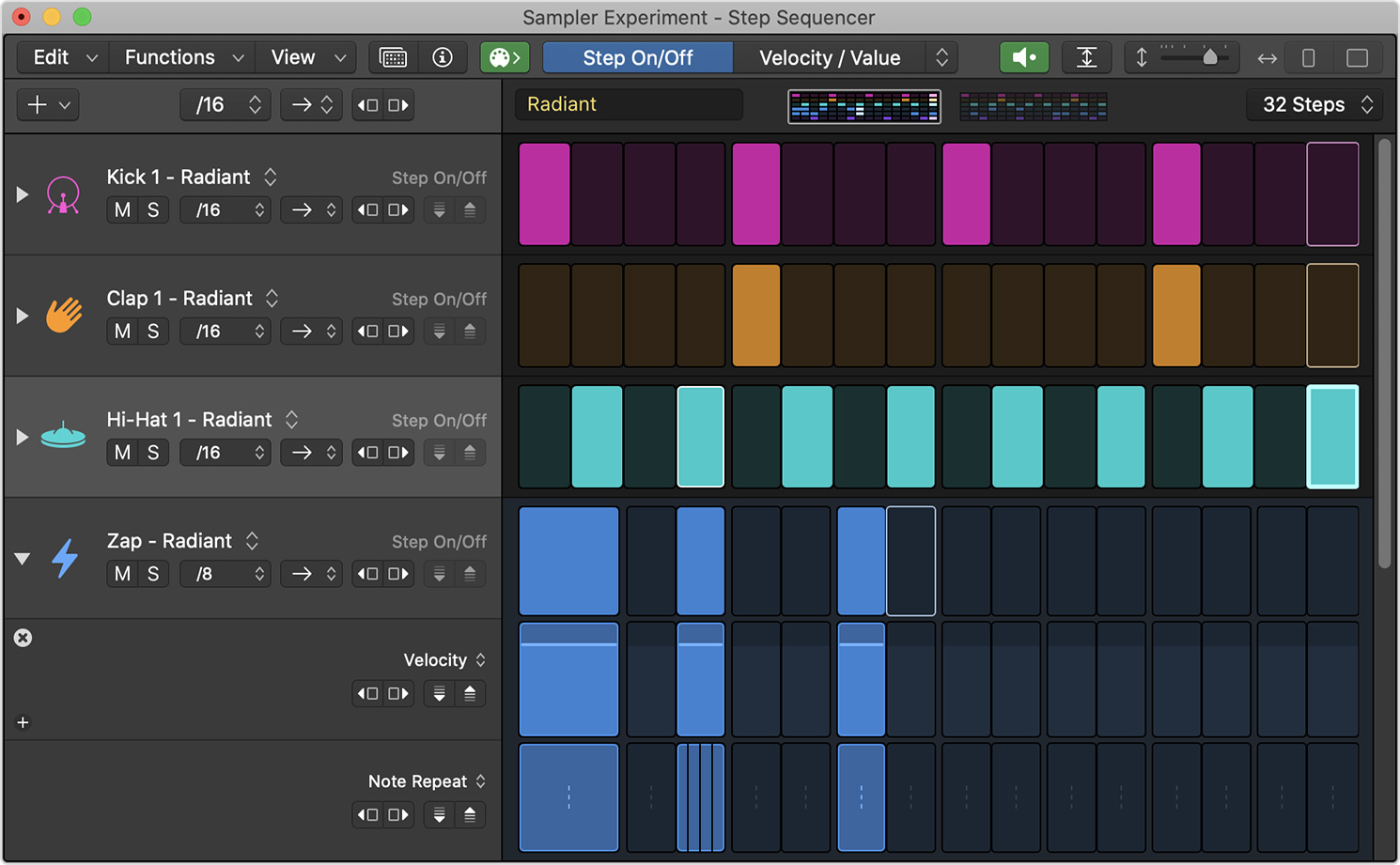 Build grooves in Logic Pro with the Step Sequencer - Apple Support