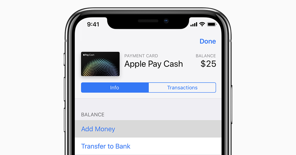 Add money to Apple Pay Cash - Apple Support