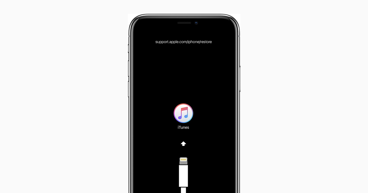 If you see the Connect to iTunes screen on your iPhone, iPad, or iPod