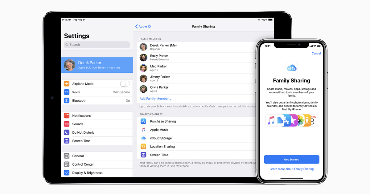 Set up Family Sharing Apple Support