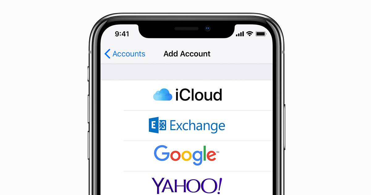 Add an email account to your iPhone, iPad, or iPod touch