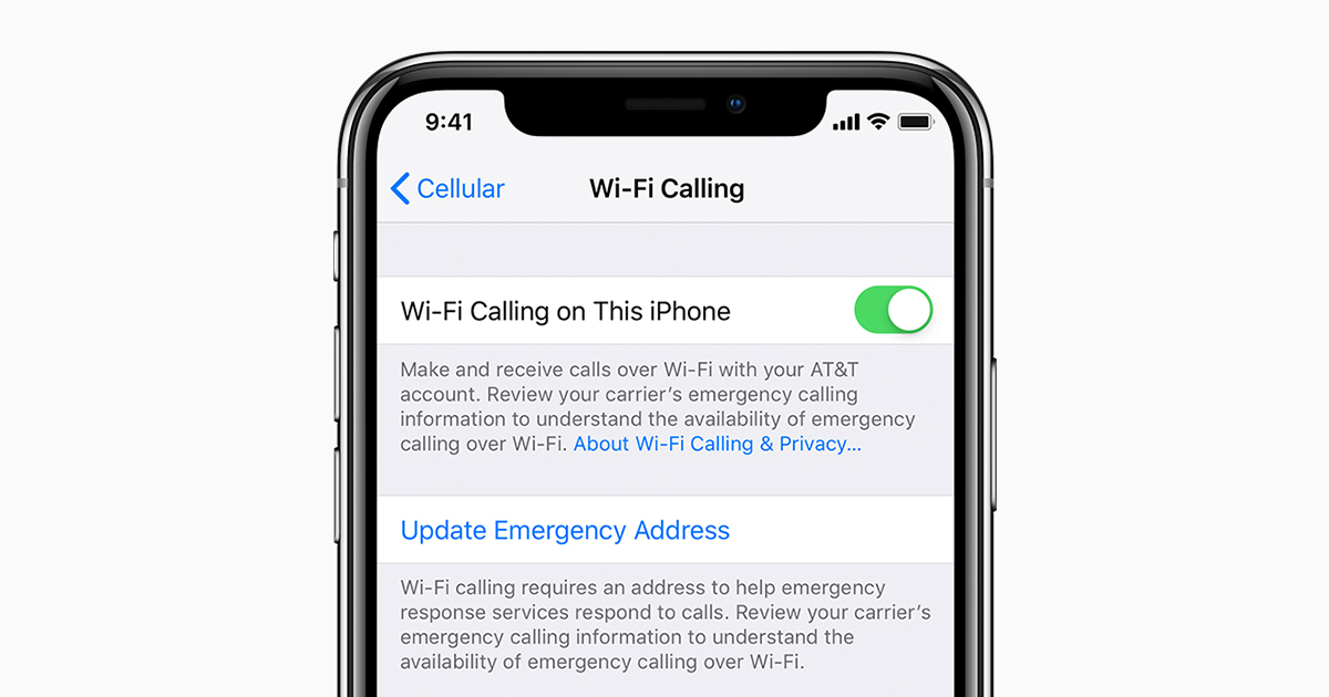 Make a call with Wi Fi Calling Apple Support