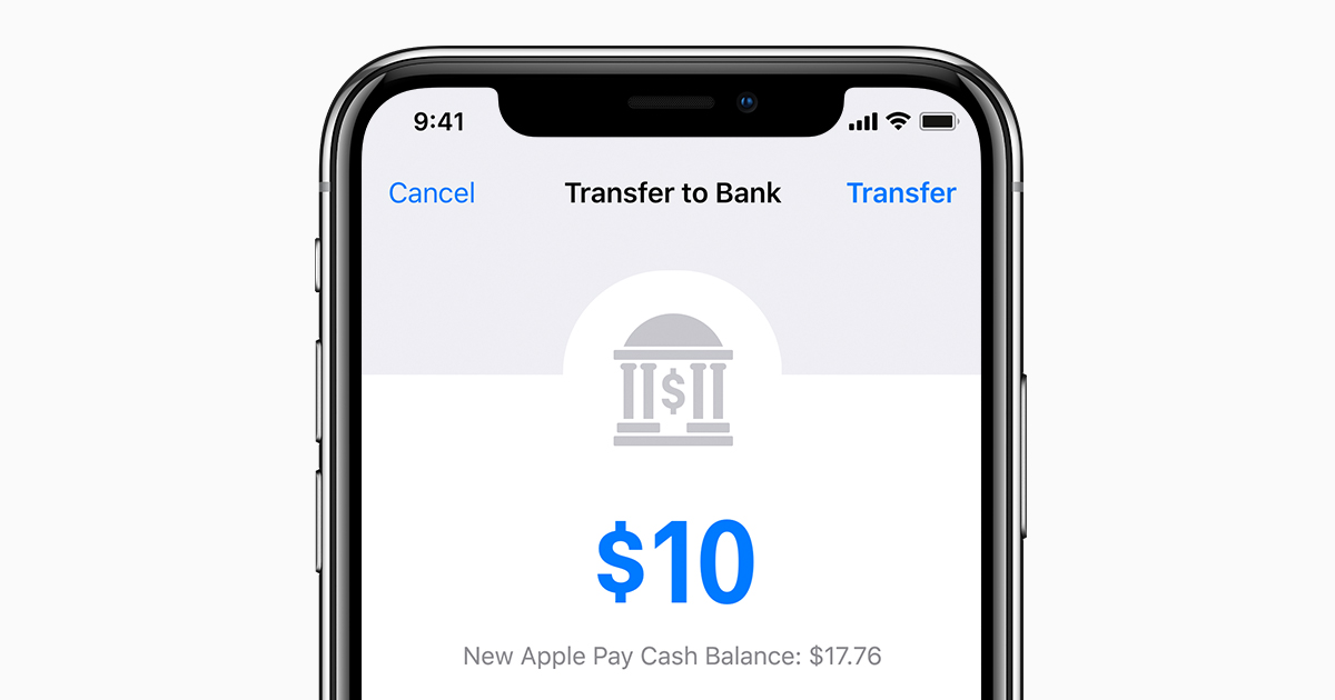 Transfer money from Apple Pay Cash to your bank account ...