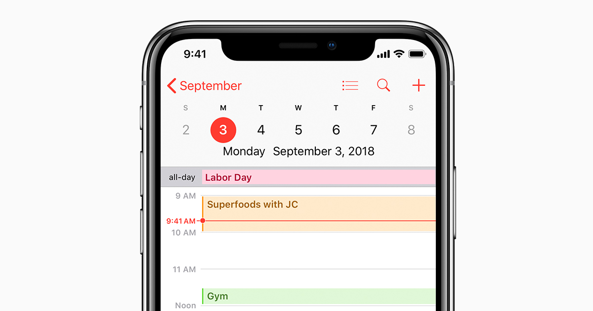Den Kalender mit iCloud auf dem neuesten Stand halten - Apple Support