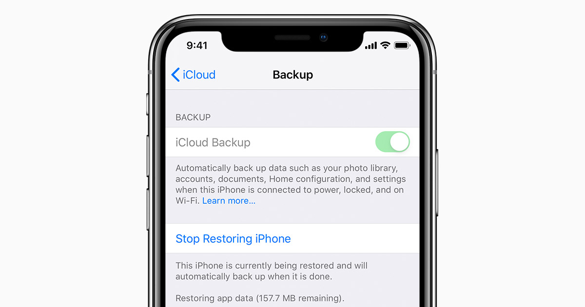 Icloud バックアップから Iphone Ipad Ipod Touch を復元後に情報がなくなった場合 Apple サポート 日本