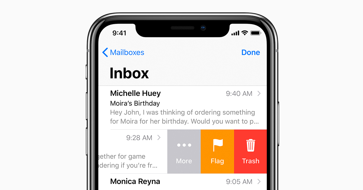 why do emails disappear from iphone