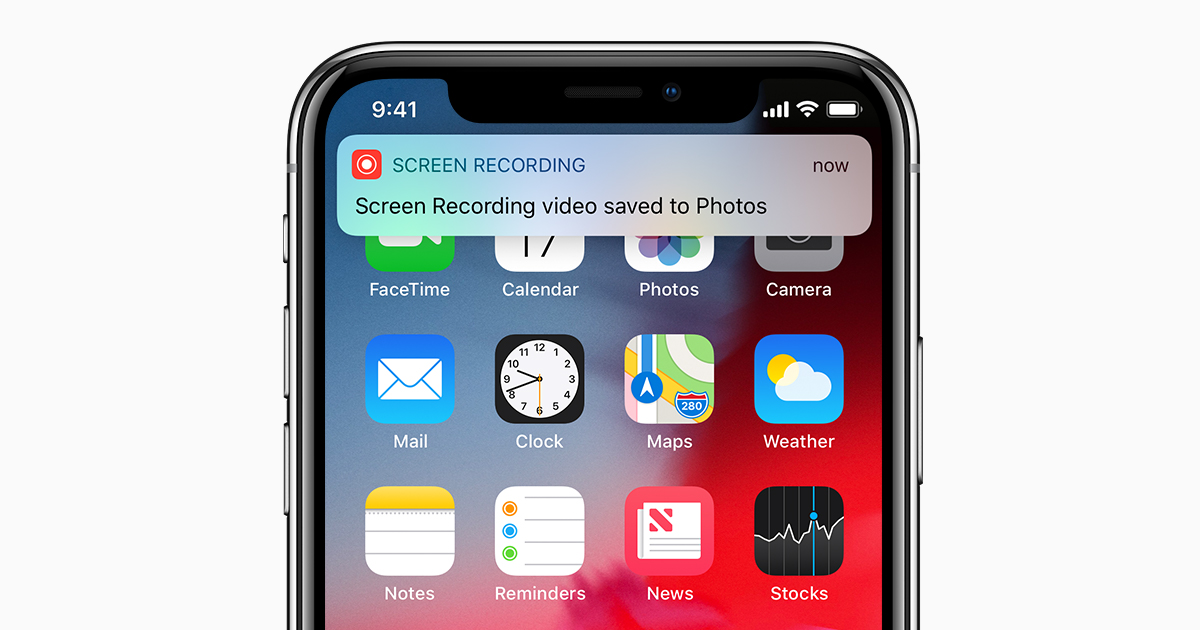 screen record iphone