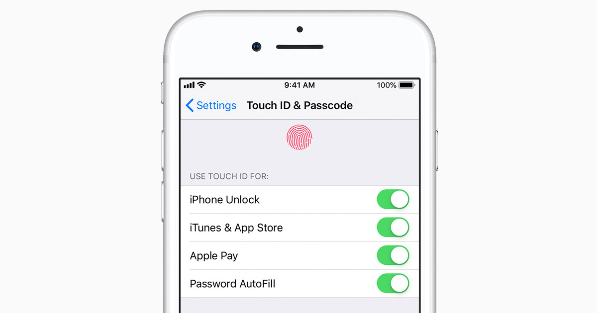 Iphone や Ipad で Touch Id を使う Apple サポート