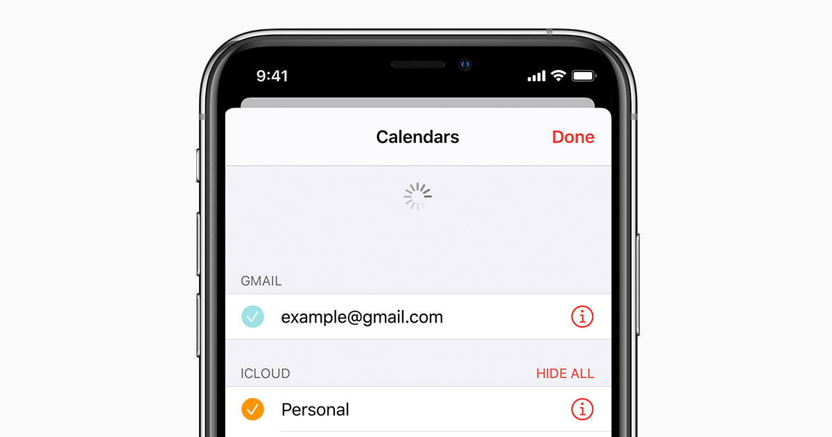 If Your Icloud Contacts Calendars Or Reminders Won T Sync Apple Support