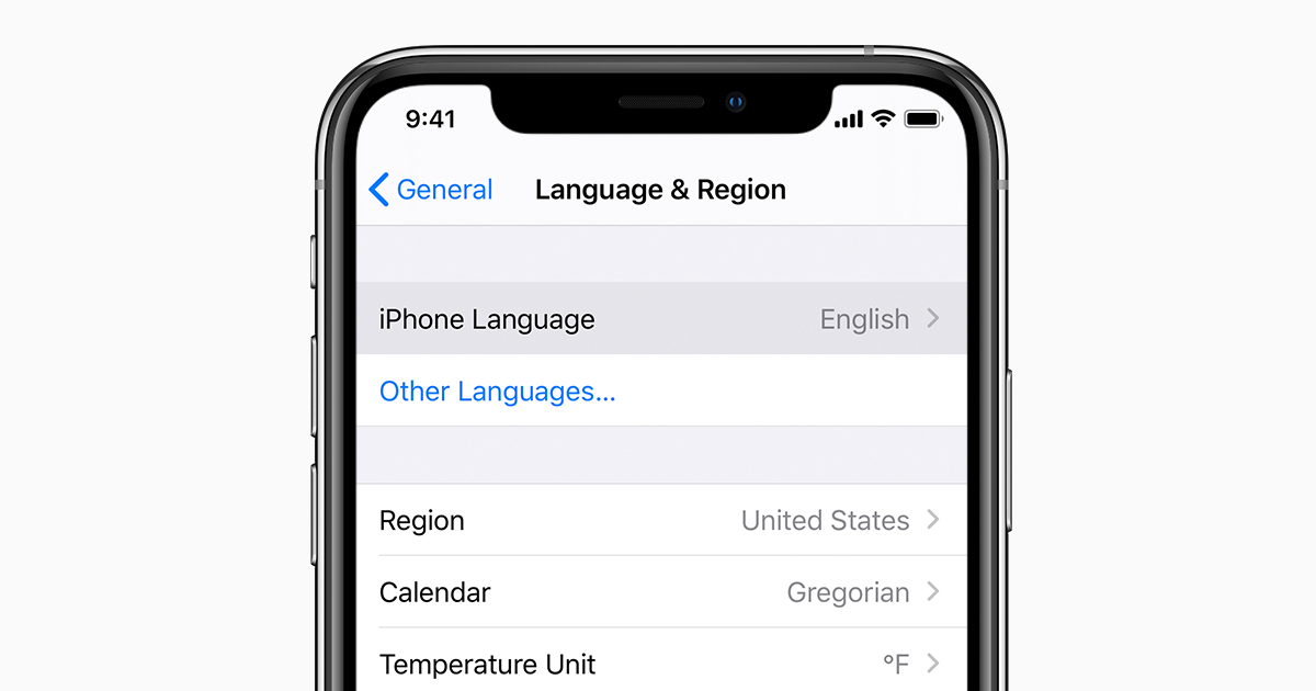 Change the language on your iPhone, iPad, or iPod touch - Apple ...