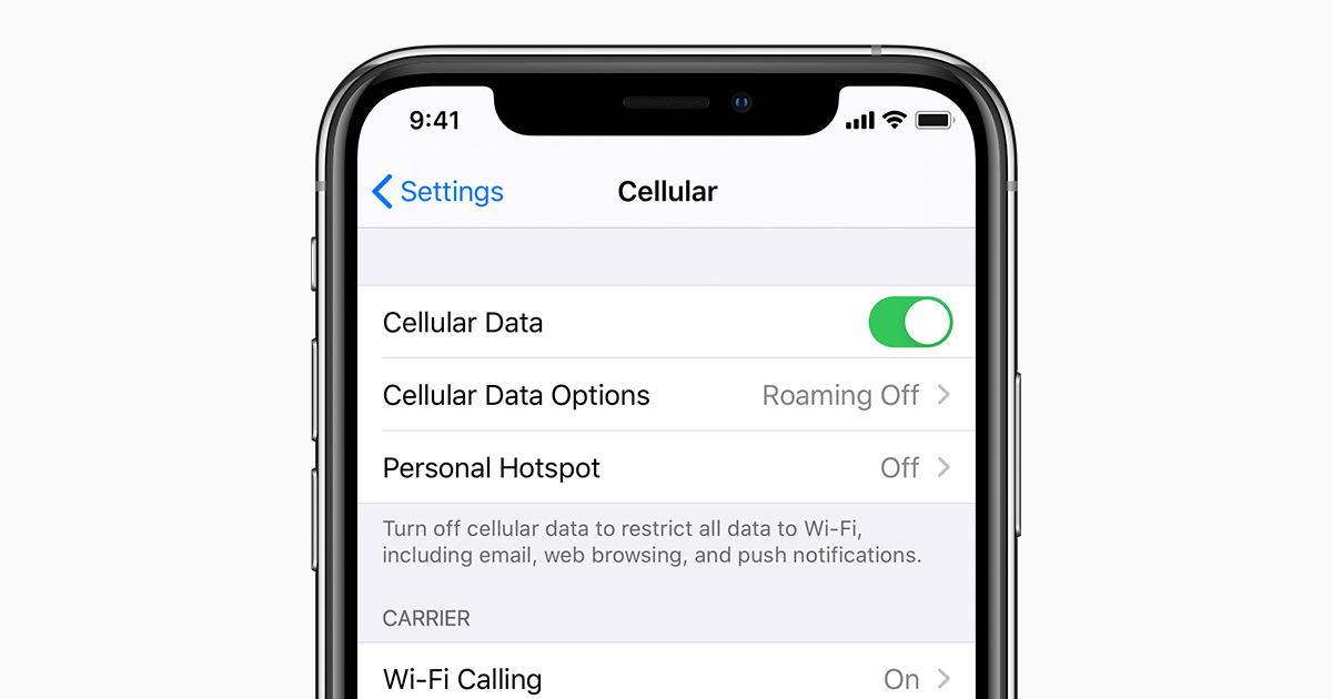 Usare I Dati Cellulare Su Iphone O Ipad Supporto Apple It