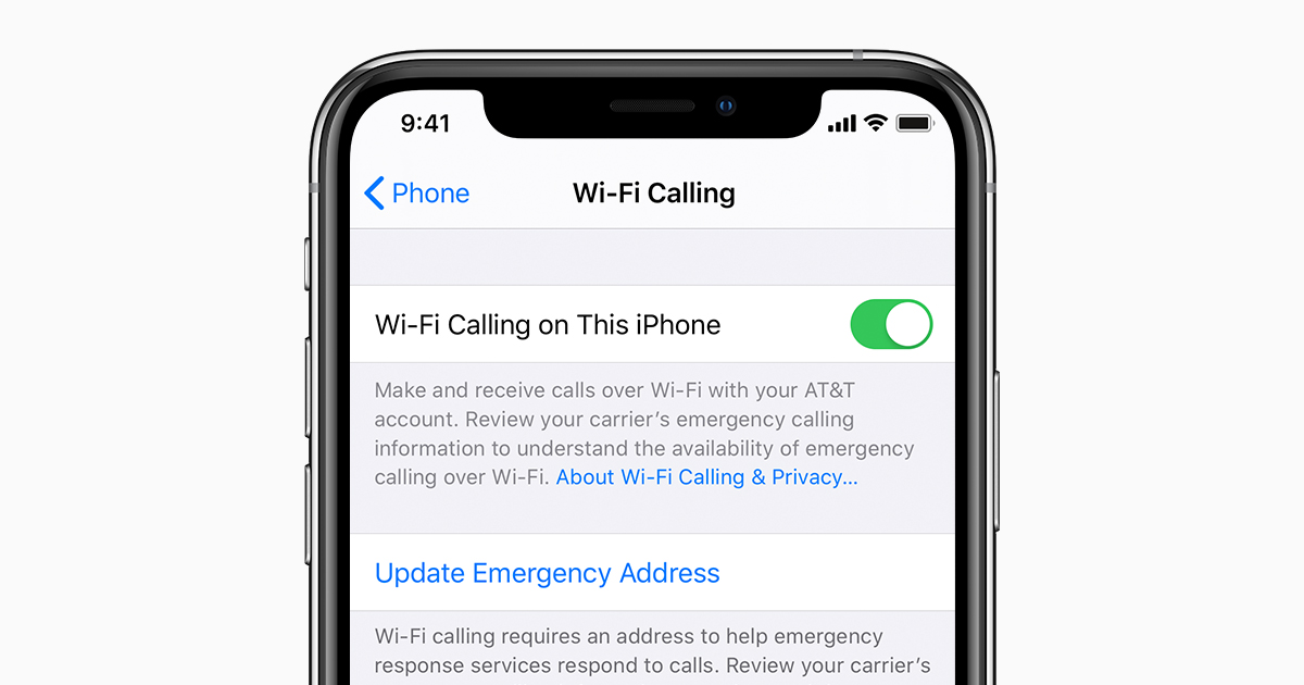 Wi Fi 通話機能で電話をかける Apple サポート