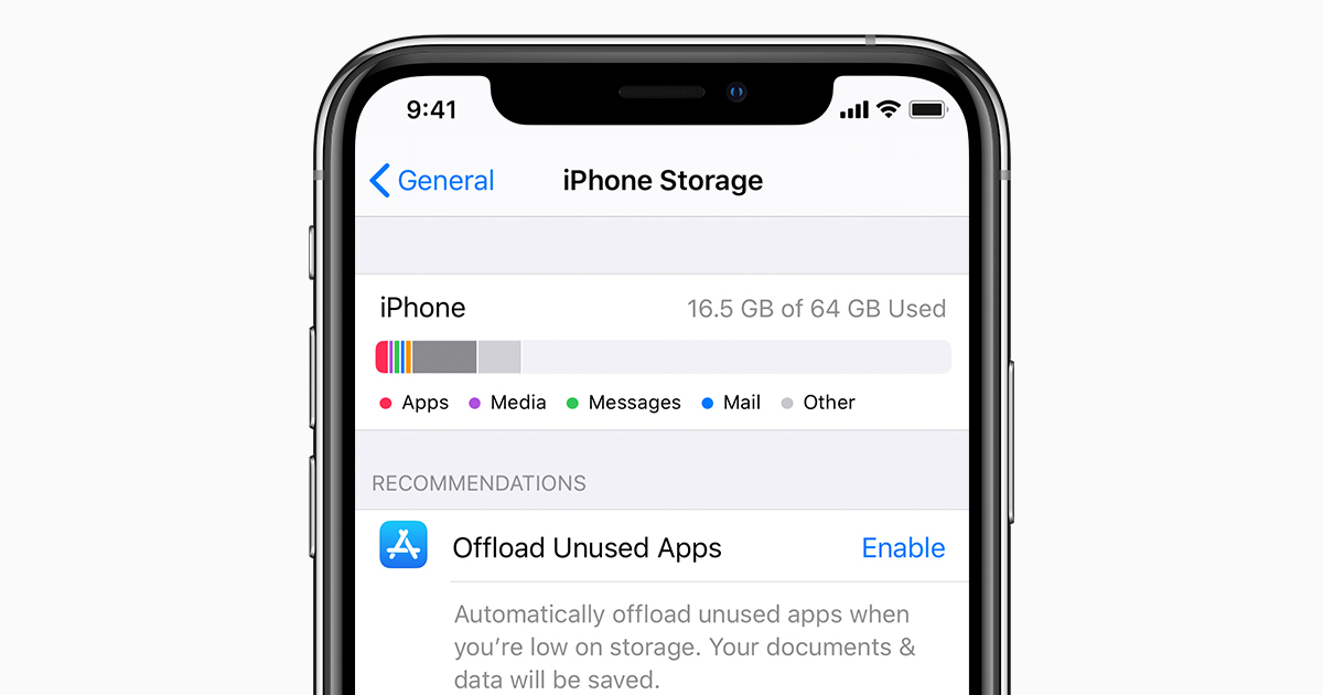 ios 11 system storage bug