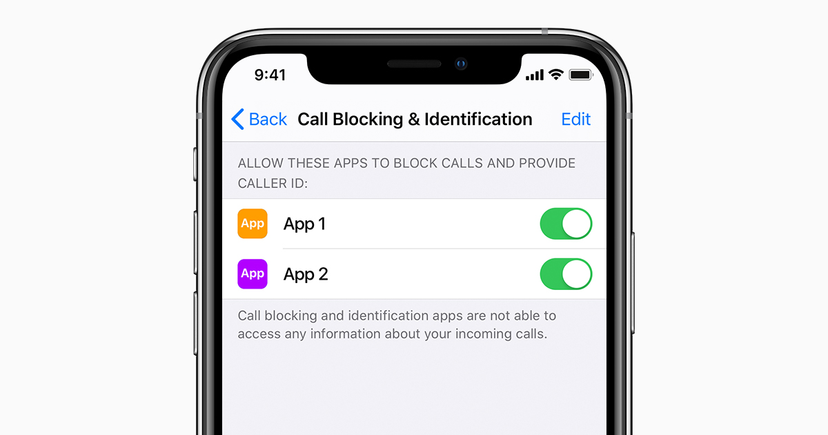 Registrering og blokering af uønskede telefonopkald - Apple-support
