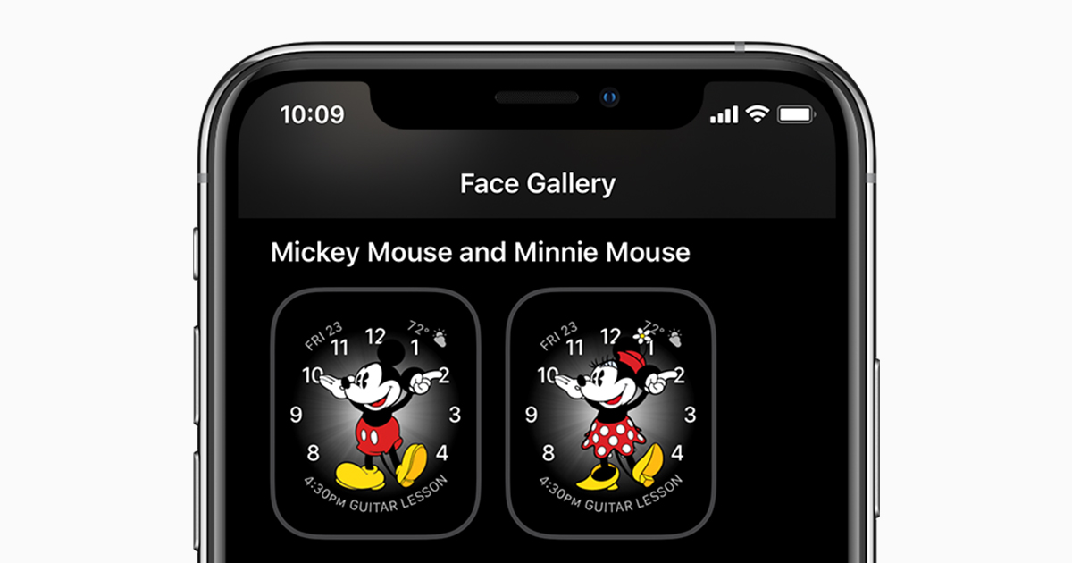 Hear Mickey Mouse or Minnie Mouse speak the time - Apple Support