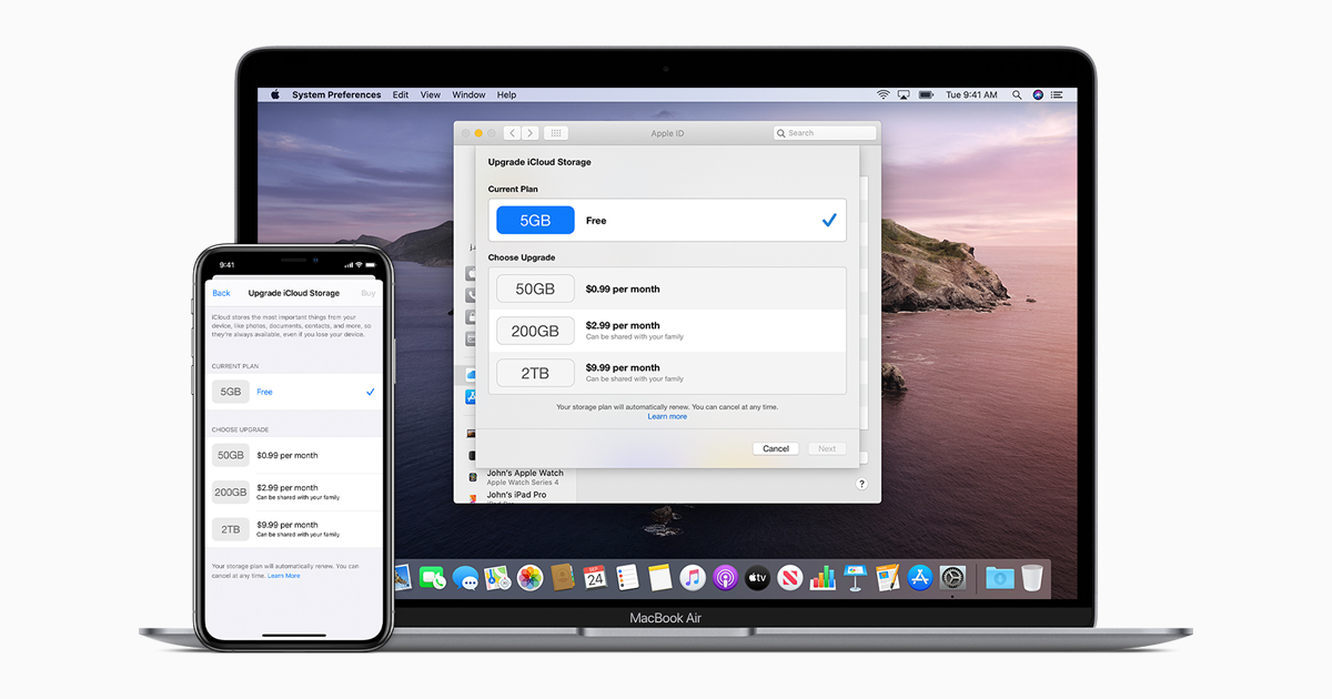 Køb mere iCloud-lagringsplads - Apple-support