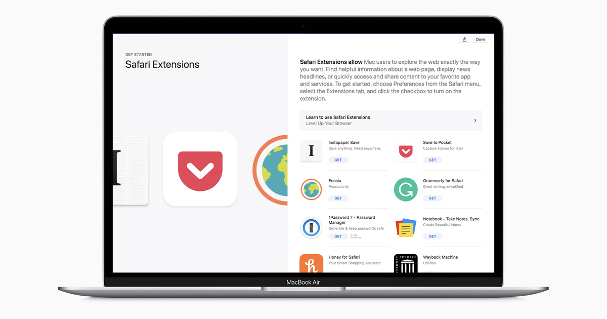 install extension for mac