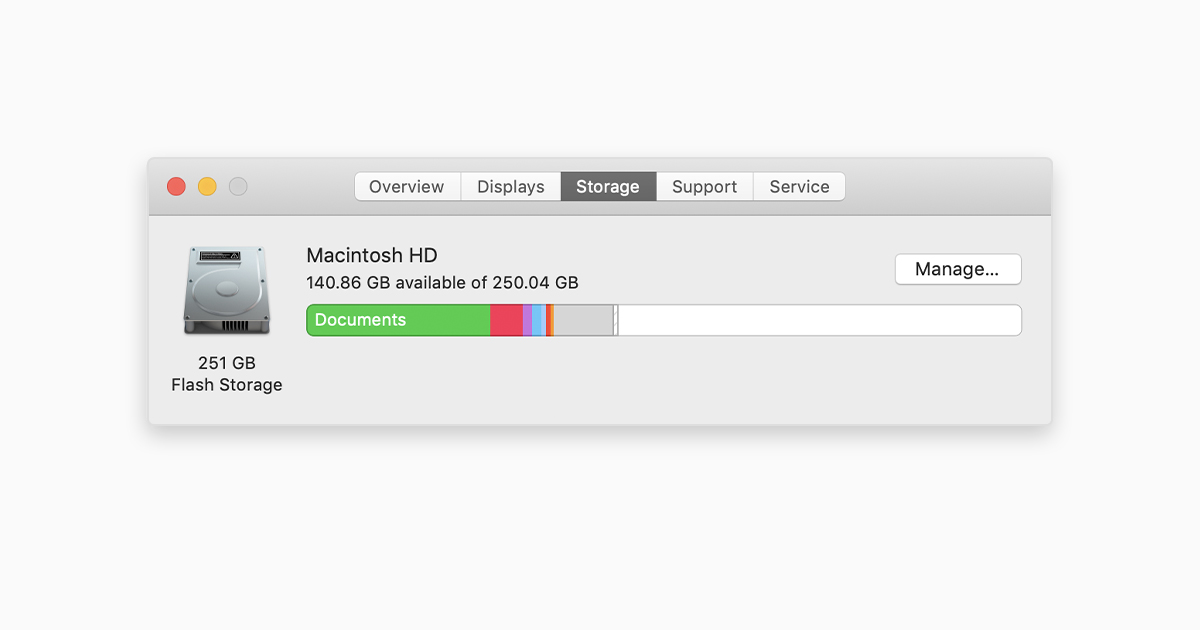 how to free up space on macbook air hard drive