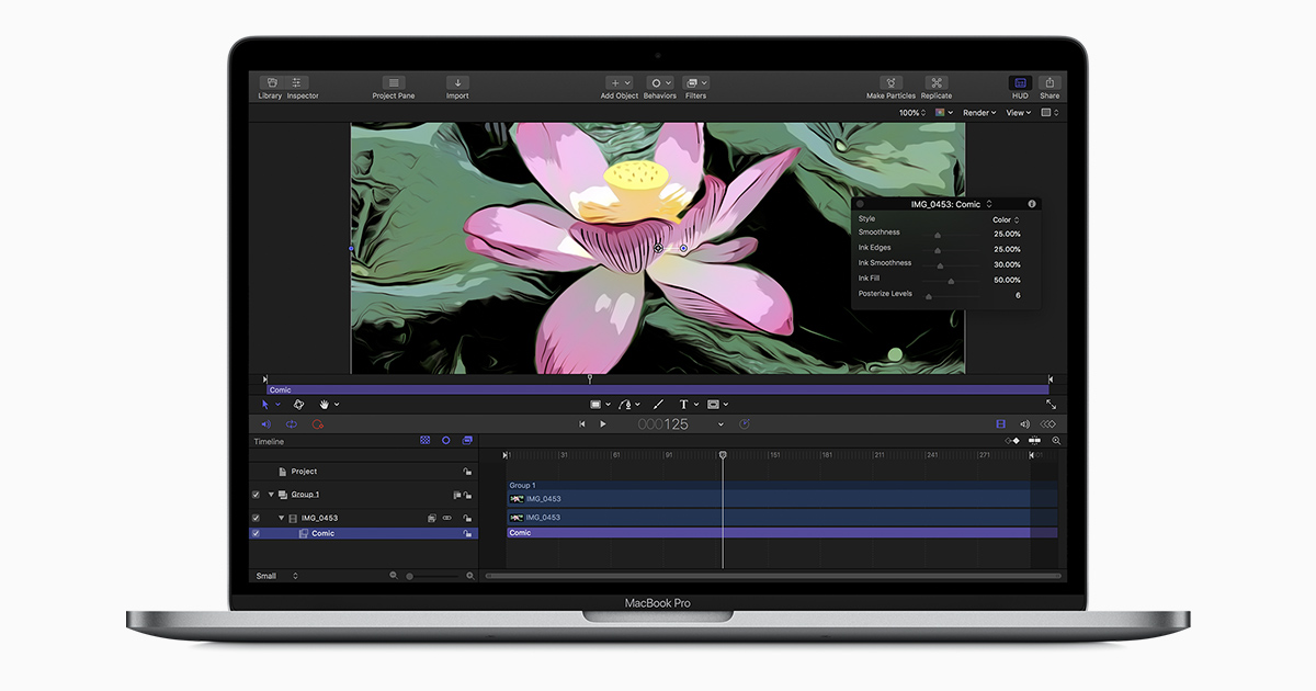 Use the Comic filter in Final Cut Pro and Motion - Apple Support