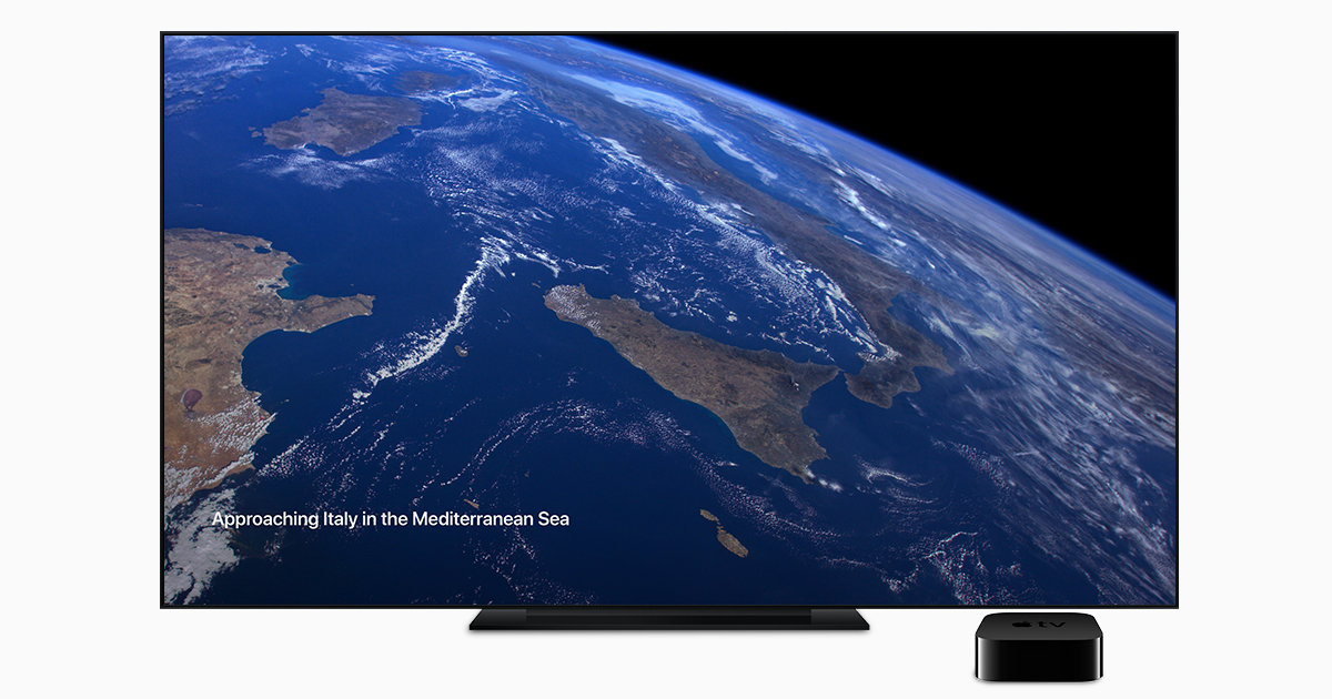 apple tv screen