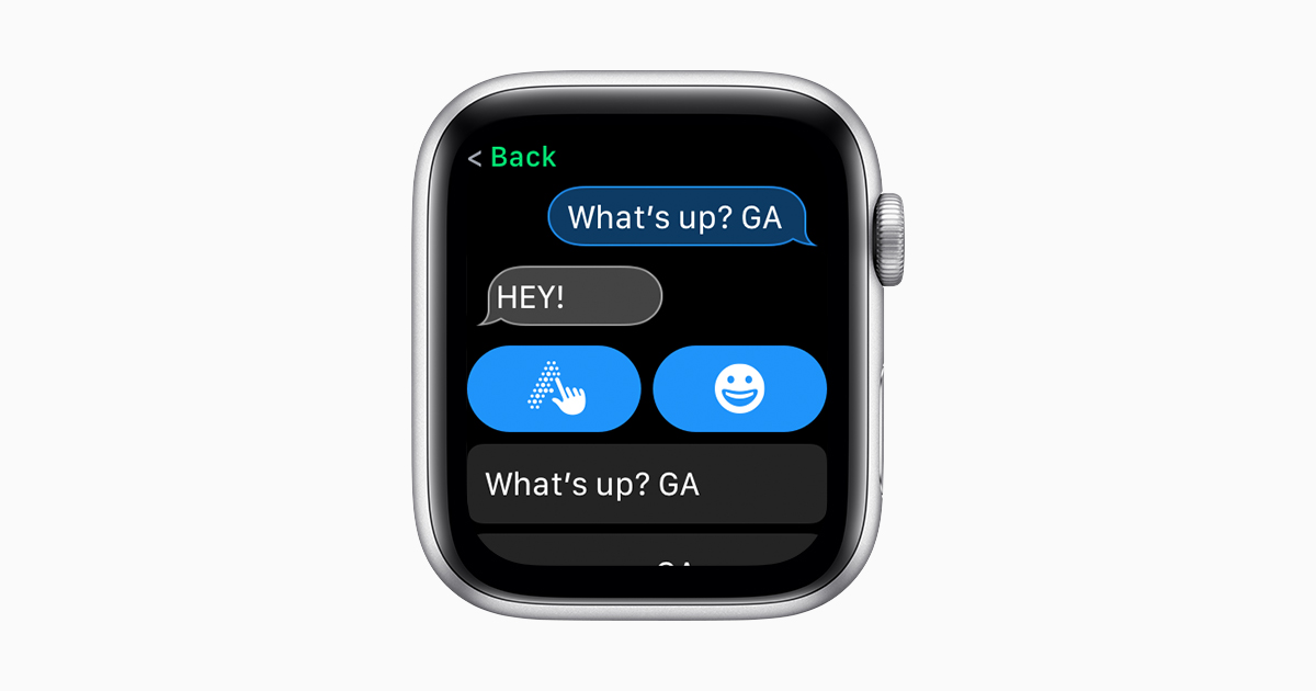 how to make text smaller on apple watch