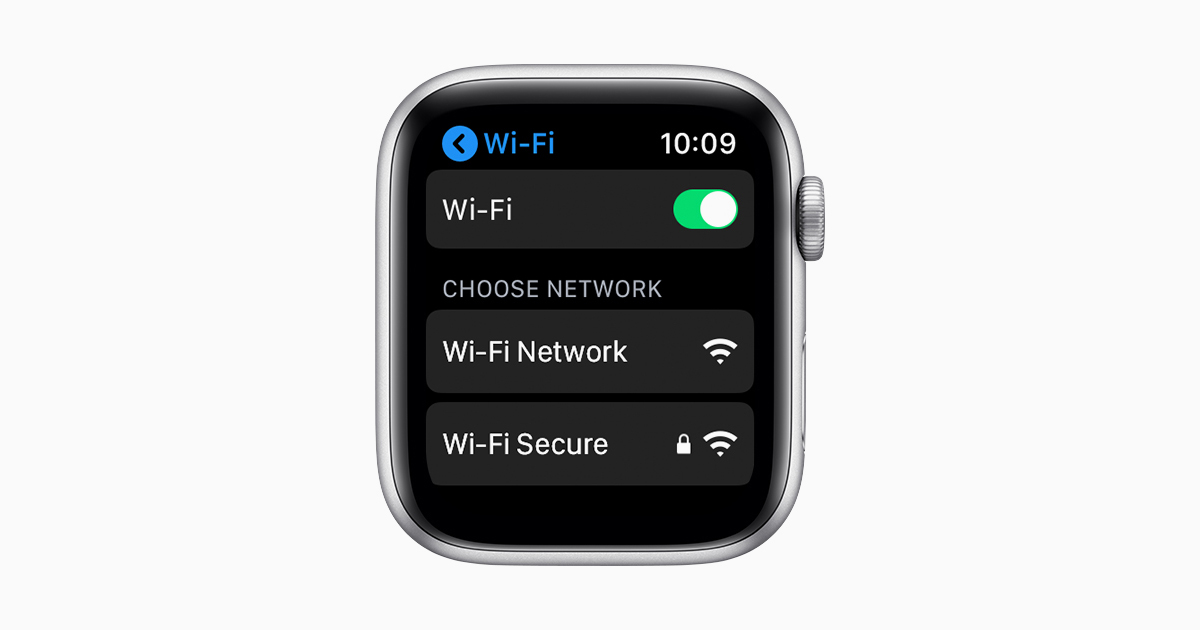 Connect Your Apple Watch To Wi Fi Apple Support