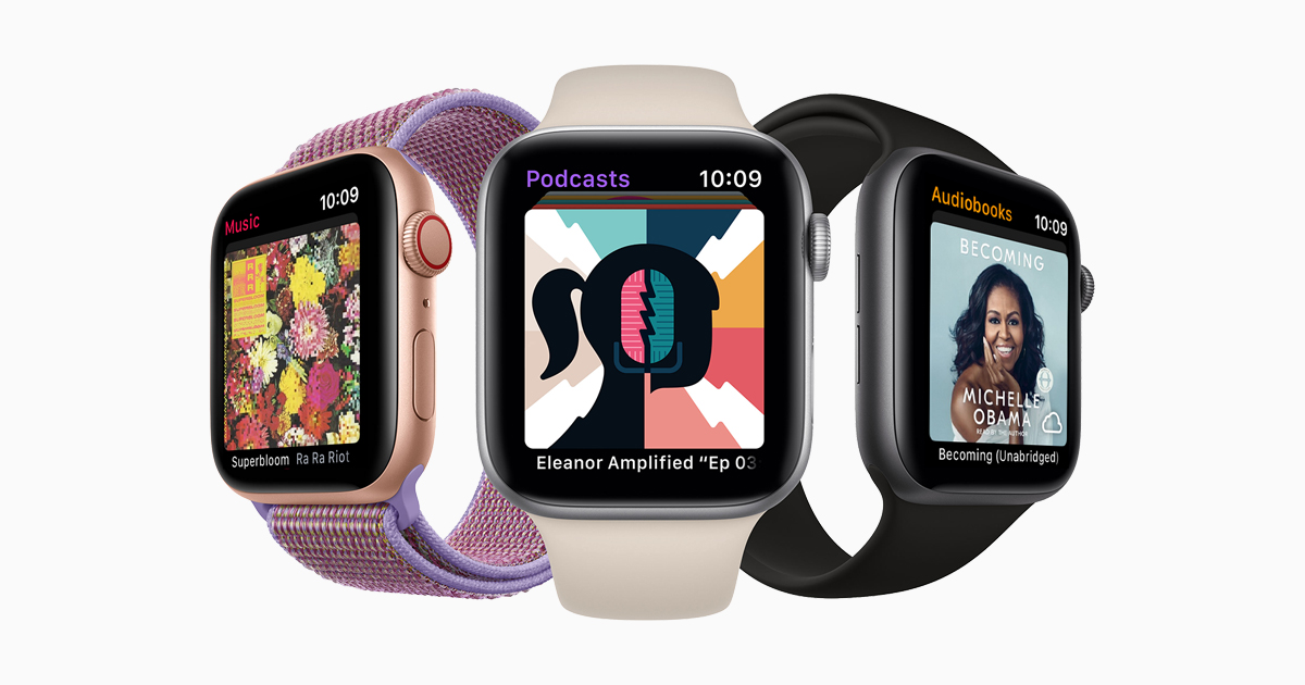 audiobooks on your Apple Watch 