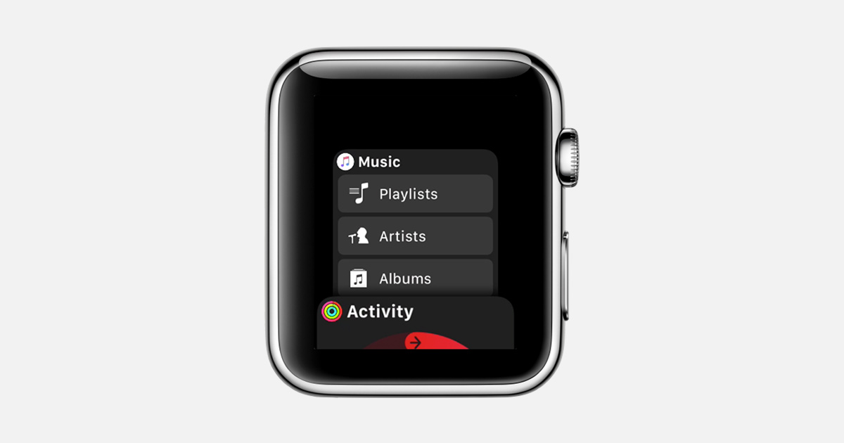 apple watch dock