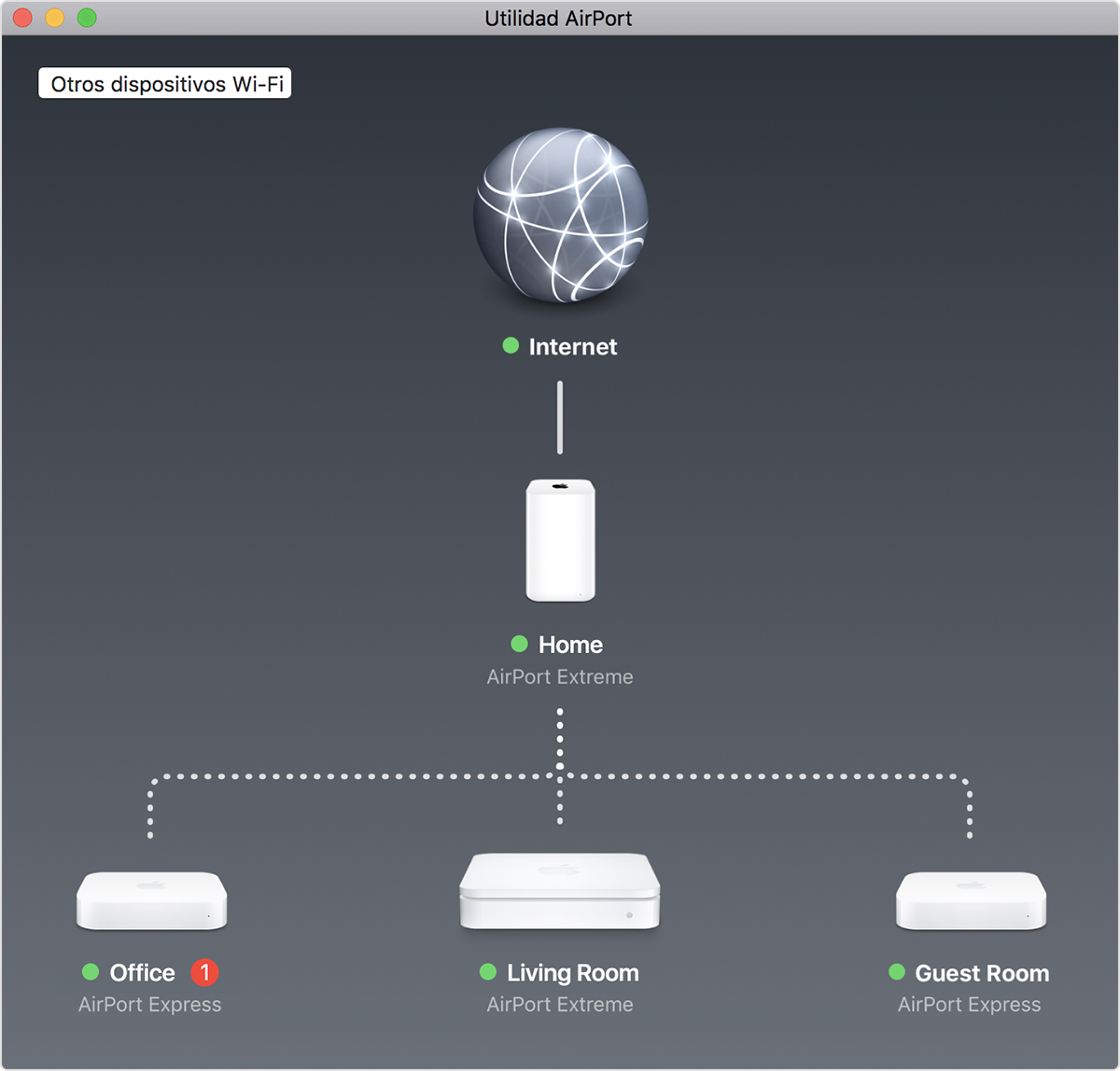 Actualizar el firmware de la estación base AirPort - Soporte técnico de  Apple (ES)