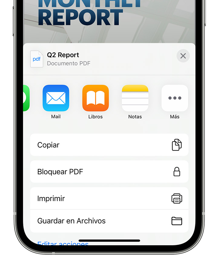 Guardar y editar archivos PDF en la app Libros en tu iPhone o iPad -  Soporte técnico de Apple (ES)