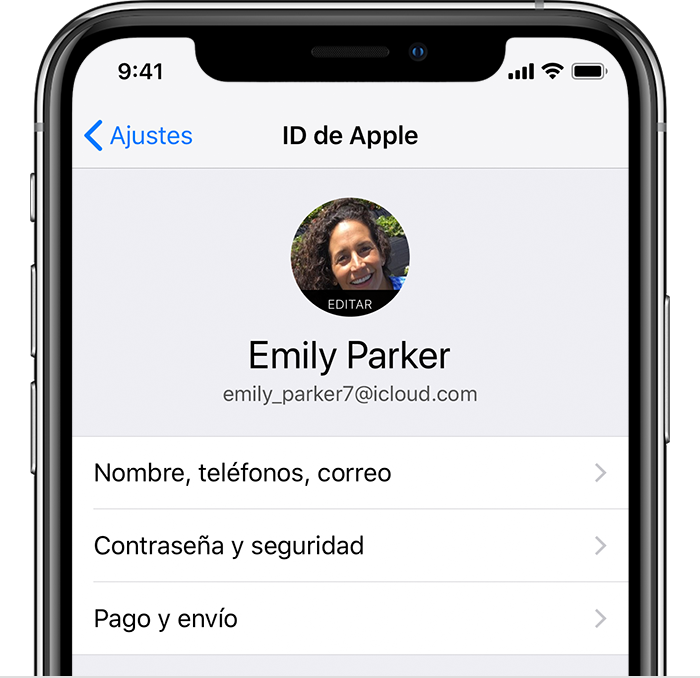 Utilizar el ID de Apple para En familia - Soporte técnico de Apple - Como Saber Cual Es El Apple Id