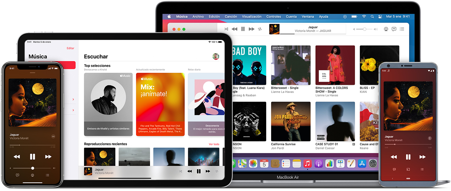 Escuchar música y mucho más en la app Música (o Apple Music) - Soporte  técnico de Apple (ES)