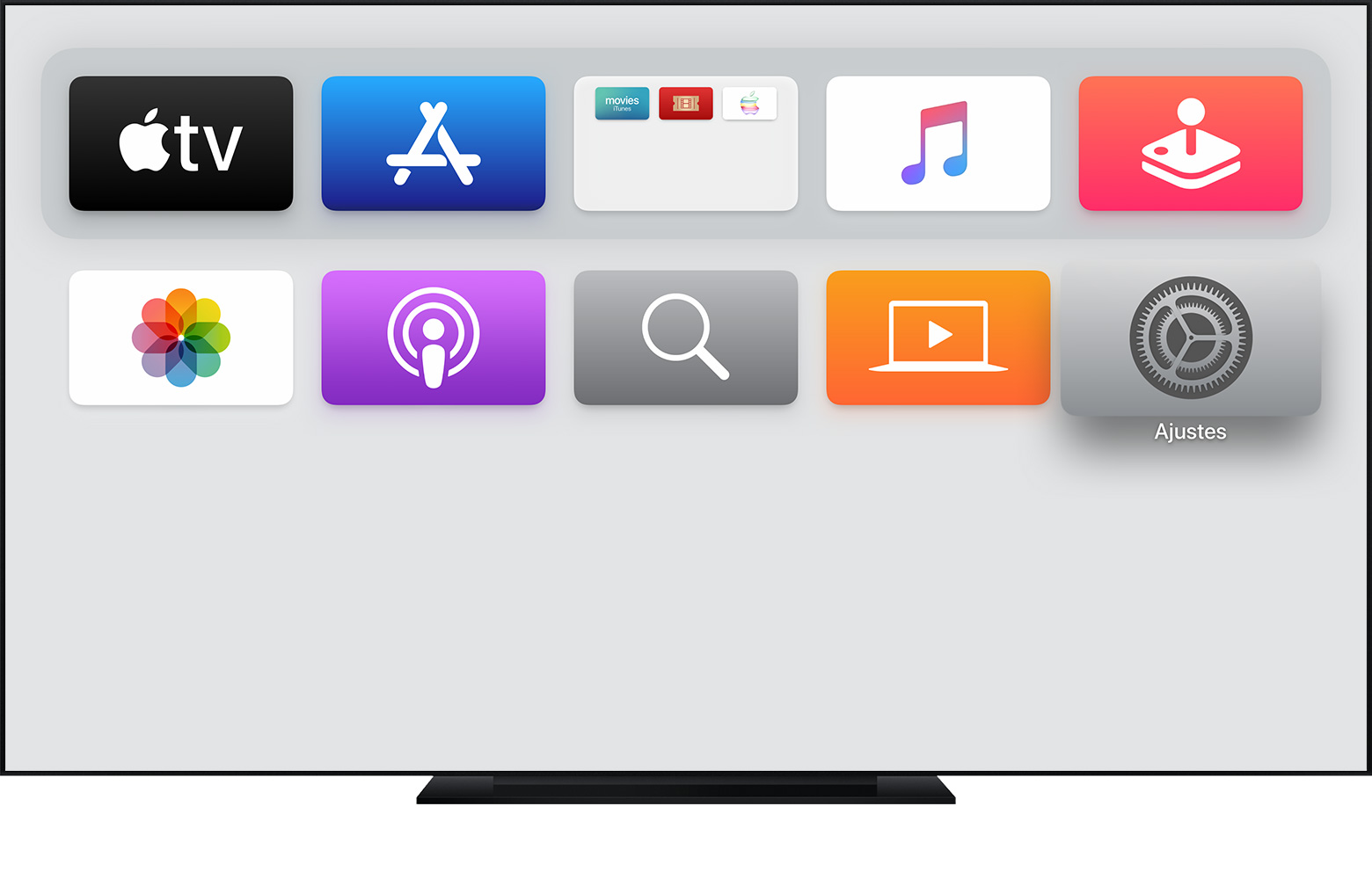 cambiar idioma prime video apple tv